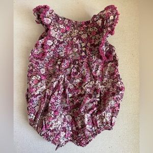 Jamie Kay Floral Onesie. 0-3 mo. Great Condition.